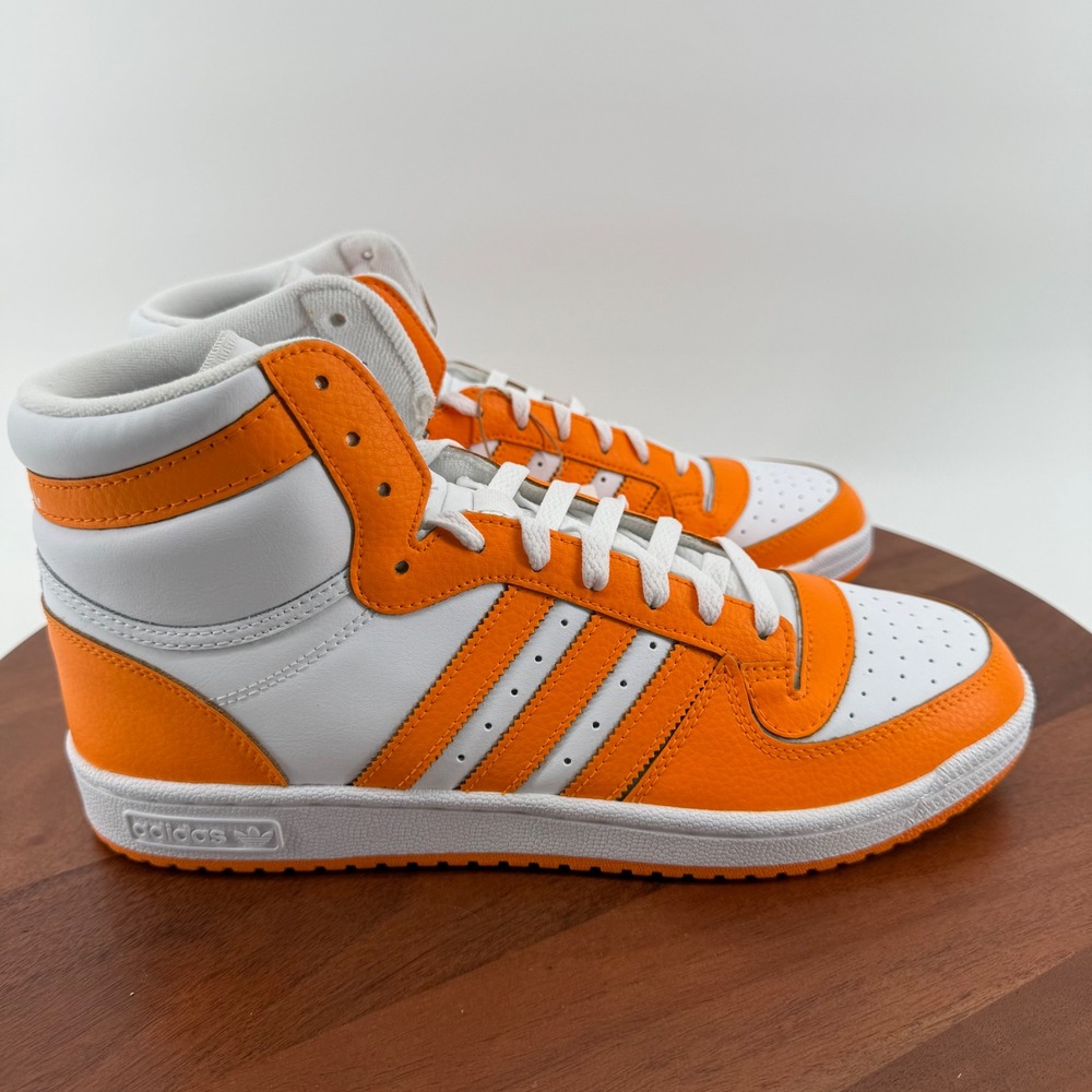 Adidas Top Ten RB Hi Mens Orange White Basketball Shoes GX0758 Size 11